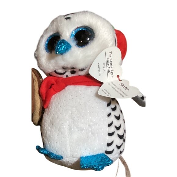 Penguin Ty Beanie Baby Plush Lot 2 Vtg-1995/1998 Plus1 Modern 2018 Nestor Owl - Picture 5 of 14